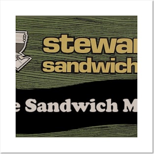 sandwich man Posters and Art